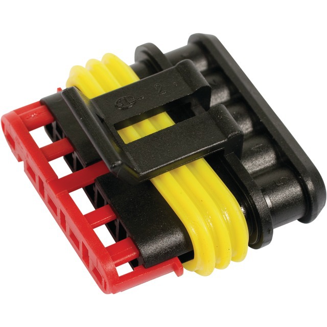 Connecteur Etanche Male 5 Voies AMP Superseal 1,5MM Sachet de 5 référence fournisseur 259113